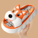 Adorable Corgi Slippers for Women - Image 2