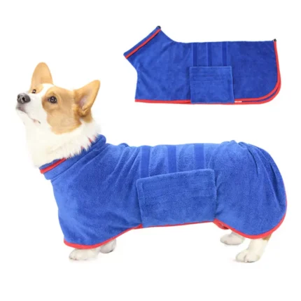 Corgi Drying Microfibre Bathrobe corgi robe corgi bathrobe corgi Microfibre