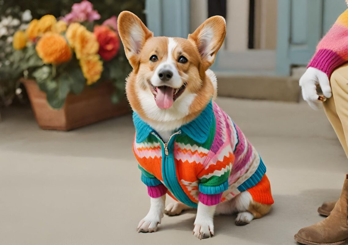 The featured image should be a vibrant photo of a corgi dressed in fashionable attire, like a colorful sweater or a chic jacket, positioned in a cheerful outdoor setting to highlight the blend of style and practicality in corgi clothing.