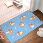 Non-Slip Corgi Rug