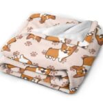 "Cozy Corgis" Corgi Blanket